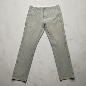 Flint and Tinder 365 Pant Mens 34x31 Olive Green Slim Straight Cotton Chino